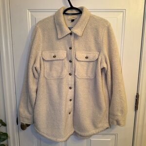 Universal Thread Off-White Sherpa Jacket